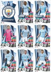 2020-21 Topps Match Attax Champions League Týmový set Manchester City