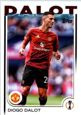 fotbalová kartička 2024-25 Topps UEFA Club Competitions Flagship 283 Diogo Dalot Manchester United