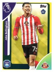 fotbalová kartička 2025-26 Topps  Premier League 352 Jobe Bellingham (Sunderland)  -  Rookie-PARALLEL Yellow