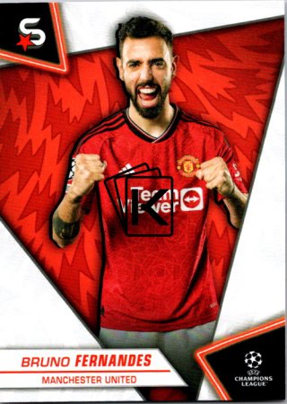 Fotbalová kartička 2023-24 Topps Superstars UEFA Club Competitions 97 Bruno Fernandes (Manchester United)
