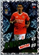 Fotbalová kartička 2024-25 Topps Match Attax EXTRA UEFA Club Competitions Knockout Master 303 Ángel Di Maria (SL Benfica)