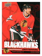2025-26 Upper Deck Centennial Chicago Blackhawks 34 Keith Carney