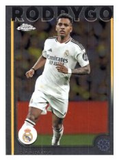 fotbalová kartička 2024-25 Topps Chrome UCC 48 Rodrygo, Real Madrid C.F.