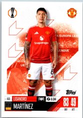 fotbalová kartička 2024-25 Topps Match Attax UEFA Club Competitions  102 Lisandro Martínez (Manchester United)
