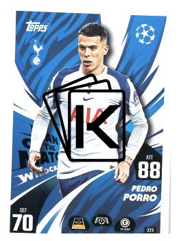 fotbalová kartička 2025-26 Topps Match Attax UCC 323 Pedro Porro (Tottenham Hotspur)