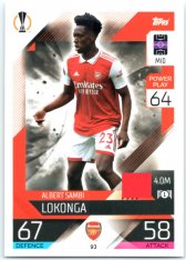 Fotbalová kartička 2022-23 Topps Match Attax UCL93 Albert Sambi Lokonga - Arsenal