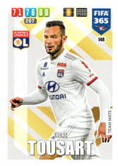 Fotbalová kartička Panini Adrenalyn XL FIFA 365 - 2020 Team Mate 148 Lukas Tousart Olympique Lyon