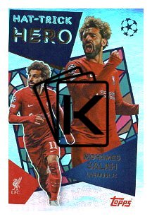 2025-26 Topps Champions League Historic Hat-Trick Heroes 38 Mohamed Salah (Liverpool FC)