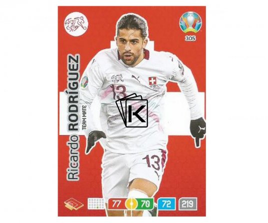 Panini Adrenalyn XL UEFA EURO 2020 Team mate 305 Ricardo Rodriguez Switzerland