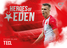 2025-26 SportZoo SK Slavia Praha Heroes of Eden HE-20 Stanislav Tecl