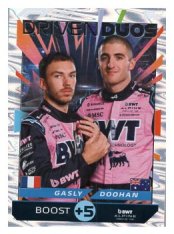 2025 Topps Turbo Attax F1 BWT Alpine Driven Duos JB10 Gasly/Doohan