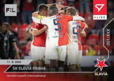 fotbalová kartička SportZoo 2022-23 Live L-038  SK Slavia Praha /58