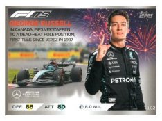 2025 Topps Turbo Attax F1 Mercedes AMG Epic Moments  102	George Russell
