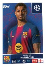 2025-26 Topps Champions League FC Barcelona 195 Marcus Rashford