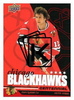 2025-26 Upper Deck Centennial Chicago Blackhawks 7 Tom Lysiak