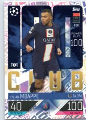 Fotbalová kartička 2022-23 Topps Match Attax UCL Club 100 - 458 Kylian Mbappe - Paris Saint-Germain