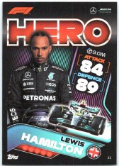 2022 Topps Formule 1 Turbo Attax 22 Lewis Hamilton (Mercedes-AMG)