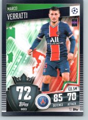 fotbalová kartička 2020-21 Topps Match Attax 101 Champions League 72 Marco Verratti PSG