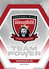 hokejová kartička 2021-22 SportZoo Tipsport Extraliga Team Power TP-14 Týmové Logo Mountfield Hradec Králové