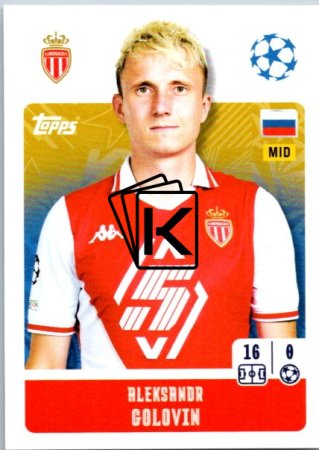 2024-25 Topps Champions League 59 Aleksandr Golovin (AS Monaco)