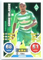 Fotbalová kartička 2016-17 Topps Match Attax Bundesliga 39 Theodoor Gebre Selassie Werder Bremen