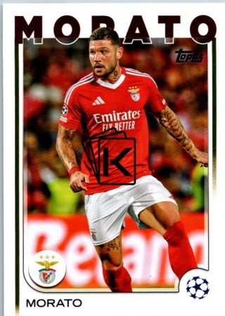 fotbalová kartička 2024-25 Topps UEFA Club Competitions Flagship 181 Morato SL Benfica