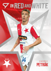 2025-26 SportZoo SK Slavia Praha In Red and White RW-20 Ondřej Petrák