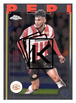 fotbalová kartička 2024-25 Topps Chrome UCC 63 Ricardo Pepi, PSV Eindhoven