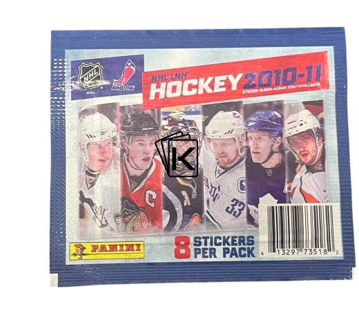 2010-11 Panini Balíček samolepek NHL  (8 samolepek)