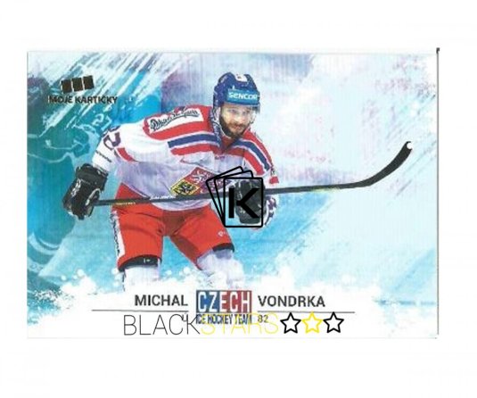 Hokejová kartička Czech Ice Hockey Team 41. Michal Vondrka