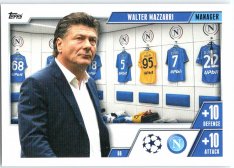 2023-24 Topps Match Attax EXTRA UEFA Club Competition Managers 66 Walter Mazzarri (SSC Napoli)