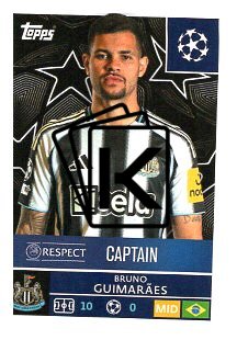 2025-26 Topps Champions League  Newcastle United 313 Bruno Guimaraes