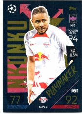 Fotbalová kartička 2022-23 Topps Match Attax UCL Limited Edition Playmaker LEPL4 Nkuku RB Lipsko