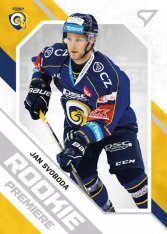 hokejová kartička 2021-22 SportZoo Tipsport Extraliga Serie 2 Rookie Premiere  RP-32 Jan Svoboda PSG Berani Zlín