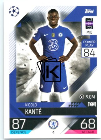Fotbalová kartička 2022-23 Topps Match Attax UCL6 N'Golo Kante - Chelsea