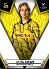 Fotbalová kartička 2023-24 Topps Superstars UEFA Club Competitions 31 Julian Brandt (Borussia Dortmund)