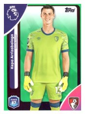 fotbalová kartička 2025-26 Topps  Premier League 38 Kepa Arrizabalaga (AFC Bournemouth)-PARALLEL Green