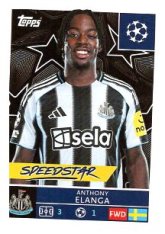 2025-26 Topps Champions League  Newcastle United 324 Anthony Elanga