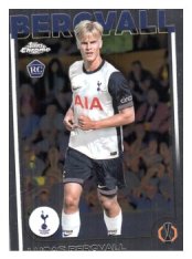 fotbalová kartička 2024-25 Topps Chrome UCC 112 Lucas Bergvall, Tottenham Hotspur RC