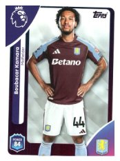 fotbalová kartička 2025-26 Topps  Premier League 25 Boubacar Kamara (Aston Villa)