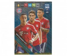Fotbalová kartička Panini FIFA 365 – 2019 Midfield Engine 338 FC Bayern Munchen Thiago Martinez Rodriguez