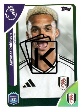 fotbalová kartička 2025-26 Topps  Premier League 150 Antonee Robinson (Fulham)