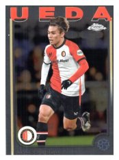fotbalová kartička 2024-25 Topps Chrome UCC 74 Ayase Ueda, Feyenoord