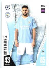 Fotbalová kartička 2023-24 Topps Match Attax UEFA Club Competitions 24	Riyad Mahrez Manchester City