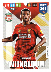 Fotbalová kartička Panini Adrenalyn XL FIFA 365 - 2020 Team Mate 40 Georginio Wijnaldum Liverpool FC