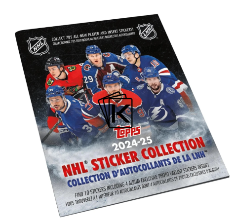 2024-25 Topps NHL Album na samolepky