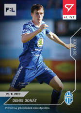 fotbalová kartička SportZoo 2022-23 Live L-018 Denis Donát FK Mladá Boleslav