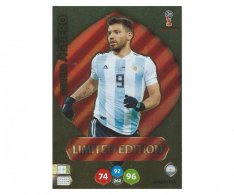 Fotbalová kartička Panini Adrenalynl XL World Cup Russia 2018 Limited Edition Sergio Aguero
