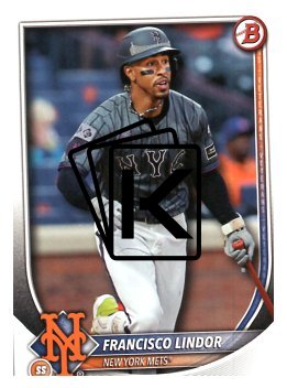 Baseballová karta 2025 Bowman 86 Francisco Lindor, New York Mets