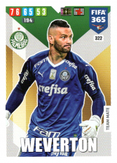 Fotbalová kartička Panini Adrenalyn XL FIFA 365 - 2020 Team Mate 322 Weverton Palmeiras